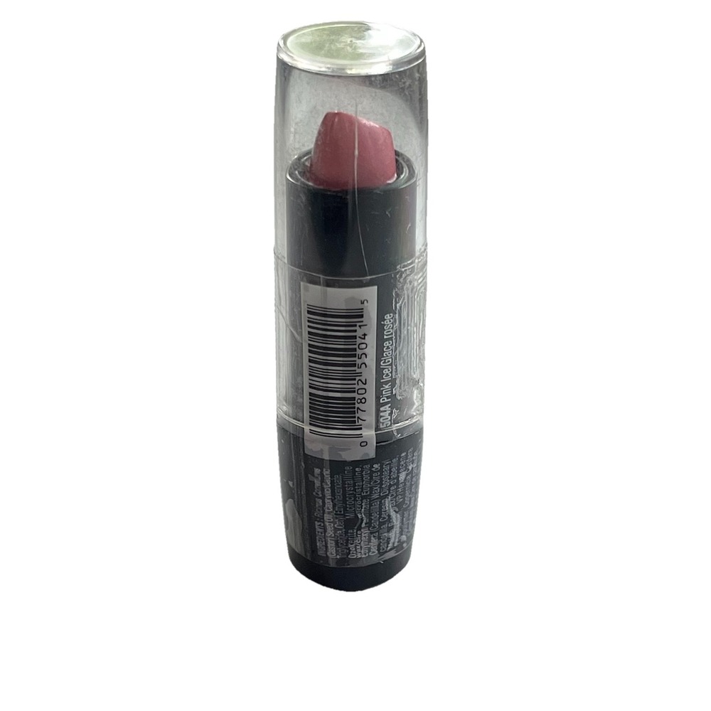 Wet n Wild Silk Finish Lipstick Pink Ice Frosty Hue Soft Glam Discontinued New - Picture 3 of 5